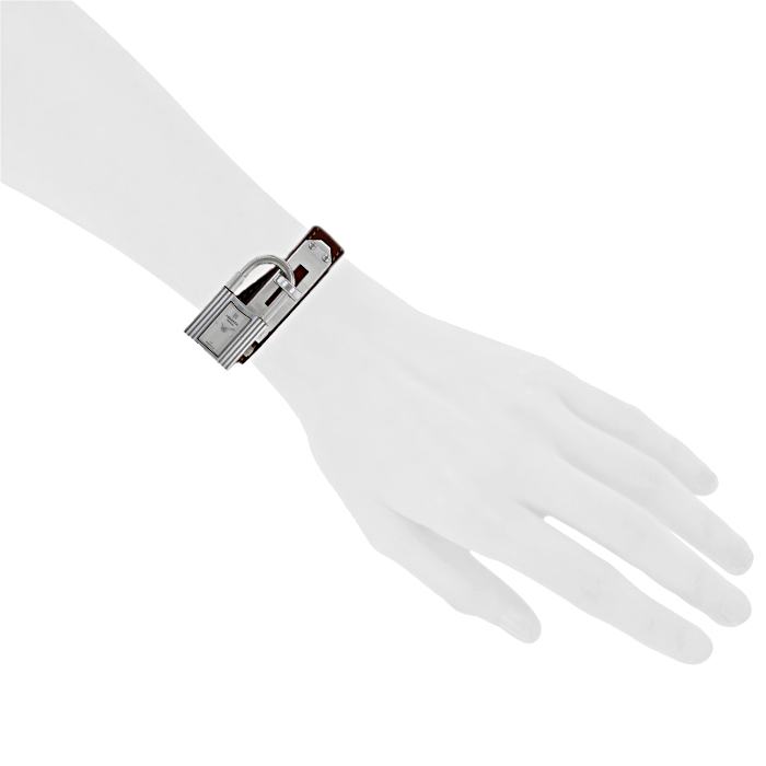 Montre Hermes Kelly-Cadenas en acier Vers  2000 - Detail D1