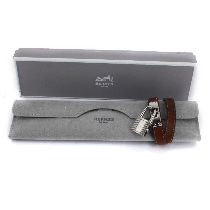 Hermes Kelly-Cadenas watch in stainless steel Circa  2000