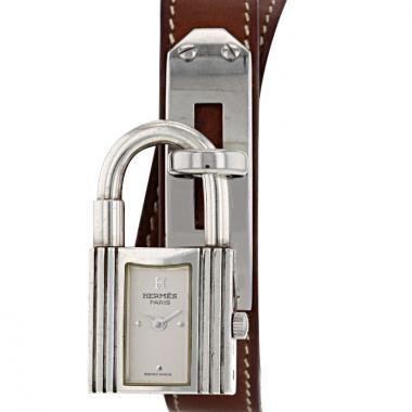 Reloj Hermes Kelly-Cadenas de plata Circa  1990