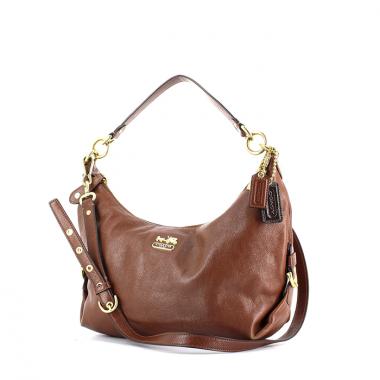 Borsa in pelle marrone