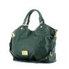 Marc Jacobs handbag in green grained leather - 00pp thumbnail