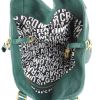 Marc Jacobs handbag in green grained leather - Detail D3 thumbnail
