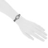 Montre Hermes Clipper - Wristlet Watch en acier Ref :  CL4.210 Vers  2000 - Detail D1 thumbnail
