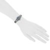 Reloj Hermes Clipper - Wristlet Watch de acero Ref :  CL4.230  Circa  2000 - Detail D1 thumbnail