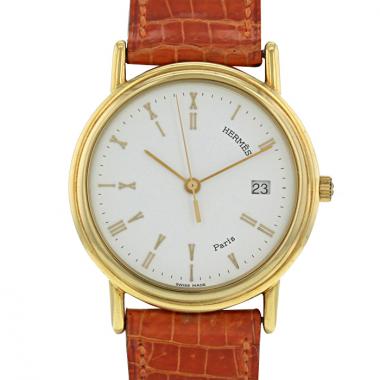 Orologio Hermes in oro giallo Circa  1990