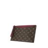 Louis Vuitton pouch in monogram canvas and purple leather - 00pp thumbnail