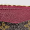Louis Vuitton pouch in monogram canvas and purple leather - Detail D3 thumbnail