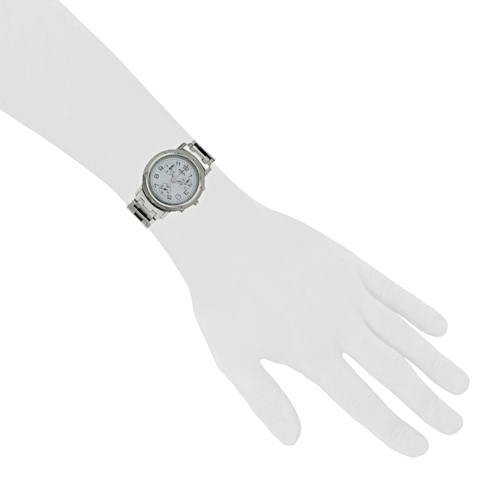 Reloj Hermes Clipper Chrono de acero Ref :  hermes - CL1.910 - Detail D1