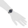 Reloj Hermes Clipper - Wristlet Watch de acero Ref :  CL7.710 Circa  2000 - Detail D1 thumbnail