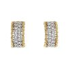 Vintage earrings in yellow gold,  white gold and diamonds - 00pp thumbnail