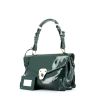 Balenciaga handbag in green patent leather - 00pp thumbnail