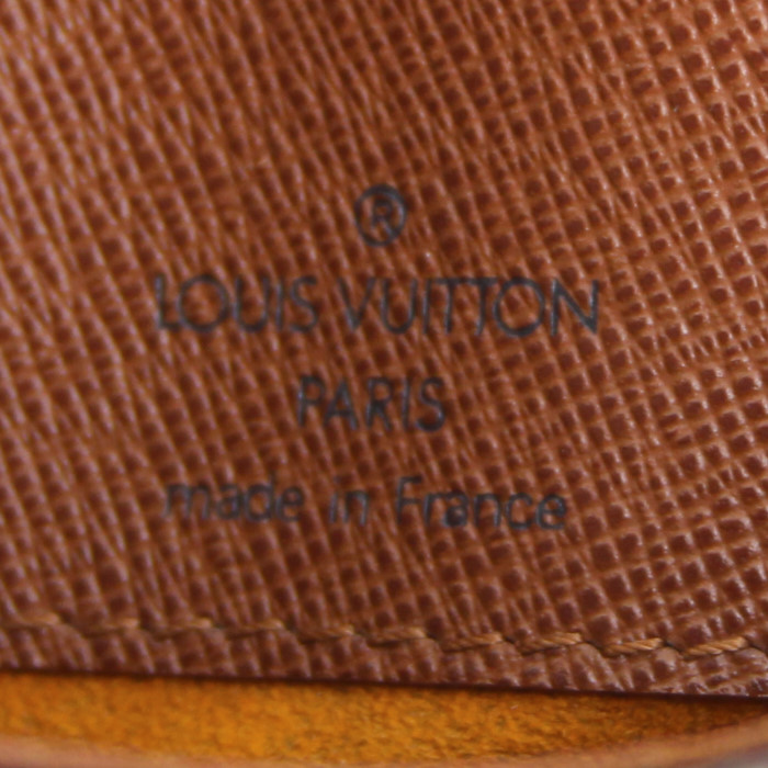 Borsa a spalla Louis Vuitton Musette in tela monogram e pelle naturale - Detail D3