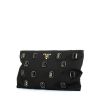 Prada pouch in black satin and black strass - 00pp thumbnail