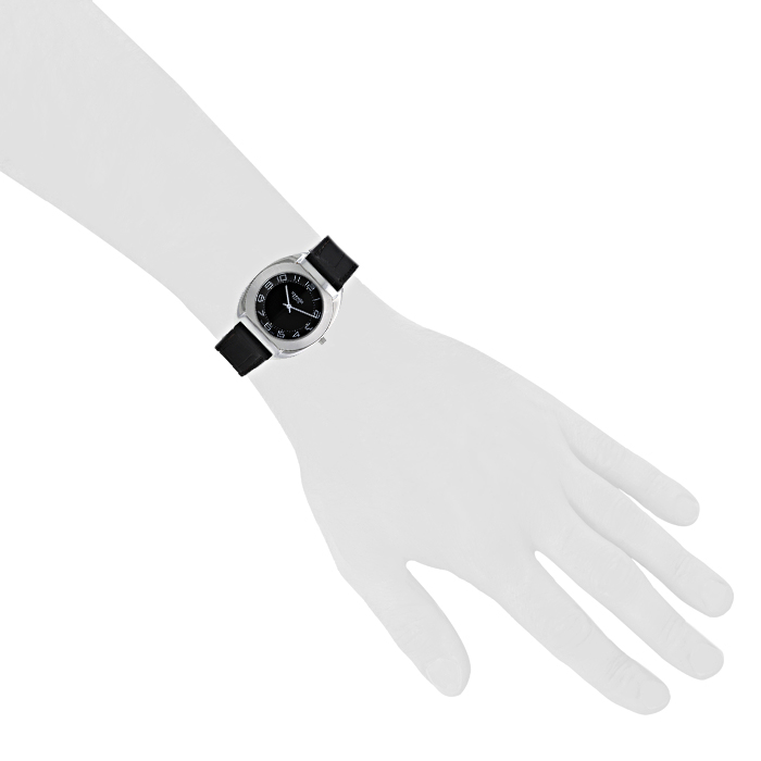 Montre Hermes en acier Ref :  ES1.710 Vers  2000 - Detail D1