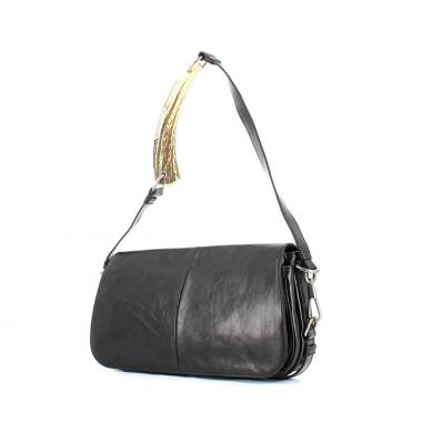 Sac à main Saint Laurent Mombasa moyen modèle en cuir noir