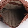 Bolso de mano Bottega Veneta en cuero trenzado marrón - Detail D2 thumbnail