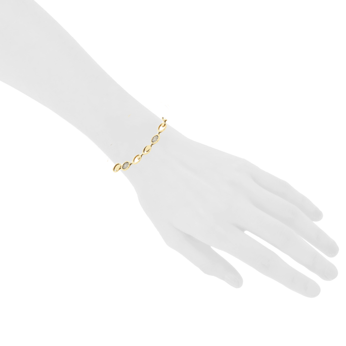 Bracciale Fred Miss Fred Moon in oro giallo e diamanti - Detail D1