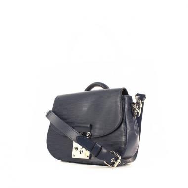 Borsa Louis Vuitton in pelle Epi blu
