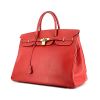 Hermes Birkin 40 cm handbag in red leather - 00pp thumbnail