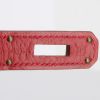 Hermes Birkin 40 cm handbag in red leather - Detail D4 thumbnail