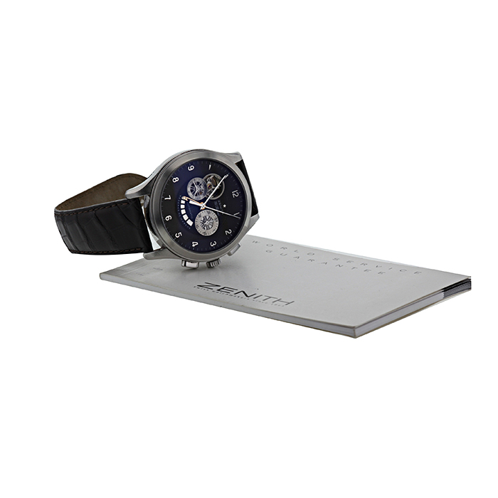 Zenith El Primero watch in stainless steel Circa 2000 - Detail D3