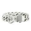 Hermes Boucle Sellier large model bracelet in silver - 00pp thumbnail