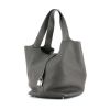Hermes Picotin large model handbag in anthracite grey togo leather - 00pp thumbnail