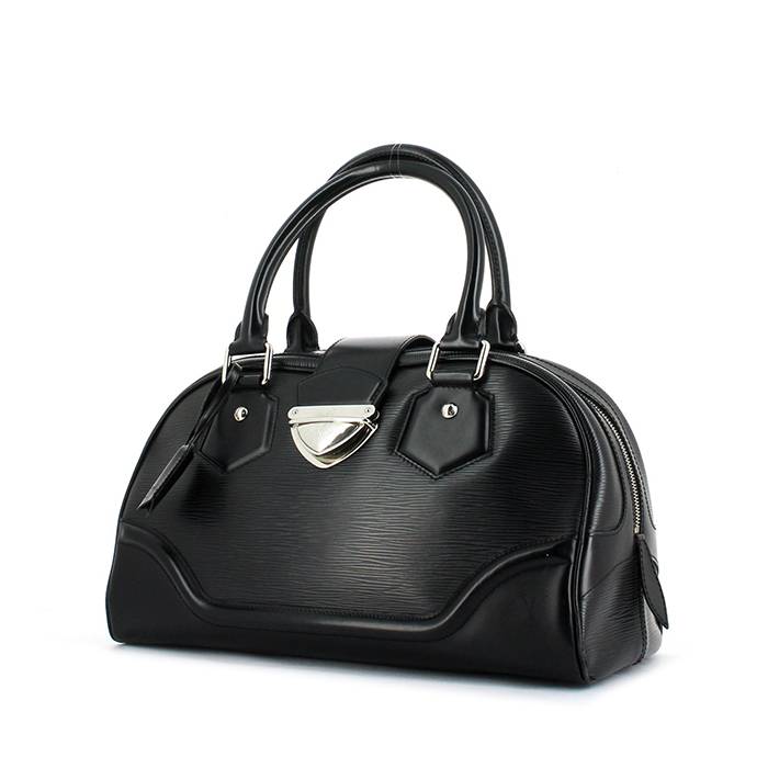 Louis Vuitton Black Epi Leather Sac Montaigne Bag Louis Vuitton