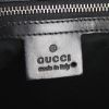 Sac cabas Gucci en toile monogram noire et cuir noir - Detail D3 thumbnail