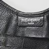 Bolso de mano Yves Saint Laurent Saint-Tropez modelo pequeño en cuero negro - Detail D4 thumbnail