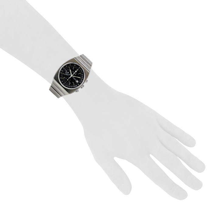 Montre Omega Speedmaster Date en acier Vers 1970 - Detail D1