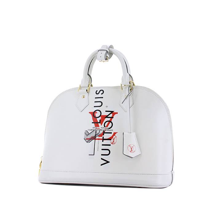 Sacs Louis Vuitton Alma Blanc d'occasion