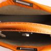 Bolso de mano Fendi Peekaboo en cuero granulado naranja - Detail D3 thumbnail