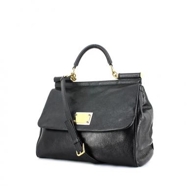 Borsa in pelle nera