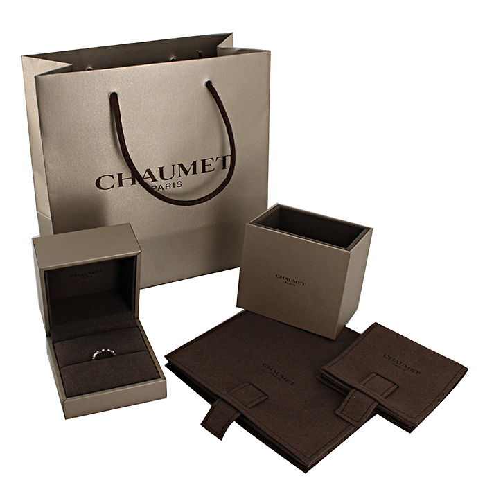 Sortija Chaumet Bee my Love en oro blanco y diamantes - Detail D2