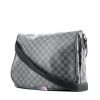 Bolso zurrón Louis Vuitton District en lona a cuadros gris y lona - 00pp thumbnail