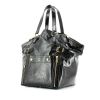 Saint Laurent Downtown small model handbag in black patent leather - 00pp thumbnail