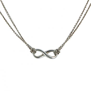 Tiffany & Co Infinity necklace in silver