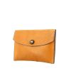 Hermes pouch in gold epsom leather - 00pp thumbnail