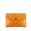 Hermes pouch in gold epsom leather - 360 thumbnail