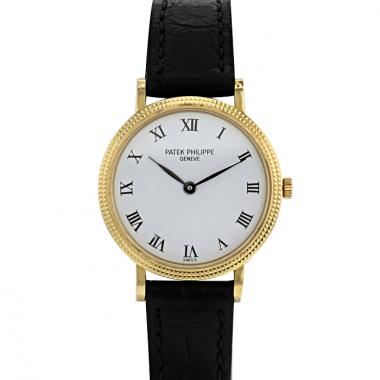 Reloj Patek Philippe Calatrava Clous De Paris de oro amarillo Ref :  4819 Circa  2000