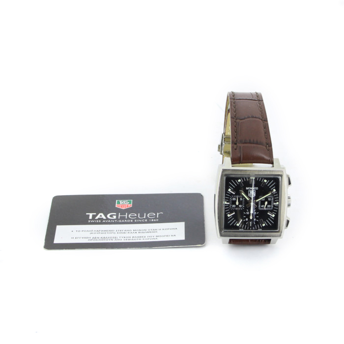 TAG Heuer Classic Monaco Automatic Chronograph watch in stainless steel