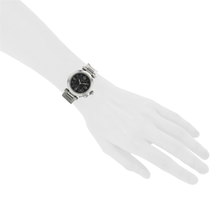 Cartier Pasha watch in stainless steel Circa  2000 - Detail D1