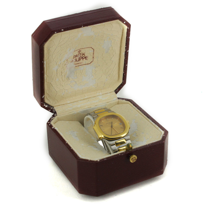 Reloj Patek Philippe Nautilus de oro y acero Ref :  3900