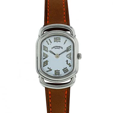 Orologio Hermes Rallye in acciaio Ref :  RA1.210 Circa  2000
