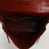 Bolso de mano Hermes Kelly 35 cm en cuero box rojizo - Detail D2 thumbnail