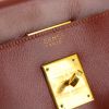 Hermes Kelly 35 cm handbag in fawn box leather - Detail D3 thumbnail