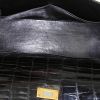 Bag Hermès Kelly 32 cm worn on the shoulder or carried in the hand in black porosus crocodile - Detail D2 thumbnail