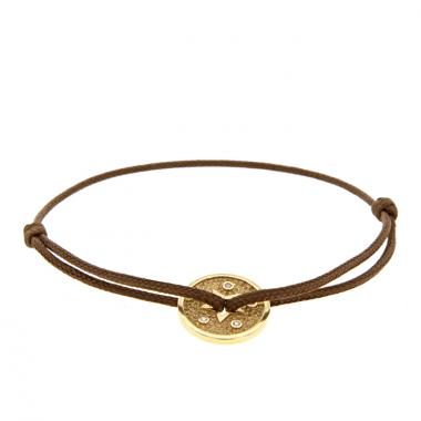 De Beers Lucky Shooting Star bracelet in yellow gold and diamonds