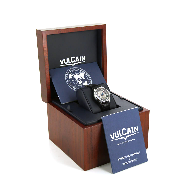 Vulcain Vulcain autres horlogerie watch in stainless steel Ref: 130122.143 Circa 2000 - Detail D3